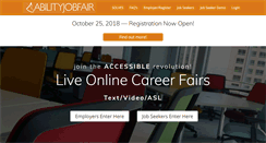 Desktop Screenshot of abilityjobs.org