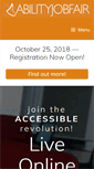 Mobile Screenshot of abilityjobs.org