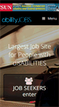 Mobile Screenshot of abilityjobs.com